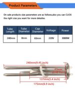 Resistencia Calentador de Agua - Imagen 3