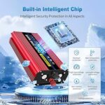 Inversor de corriente de onda senoidal Pura 2000 W, 12 V CC a 110 V/120 V - Imagen 6